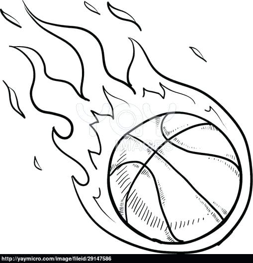 509x530 Flames Coloring Pages