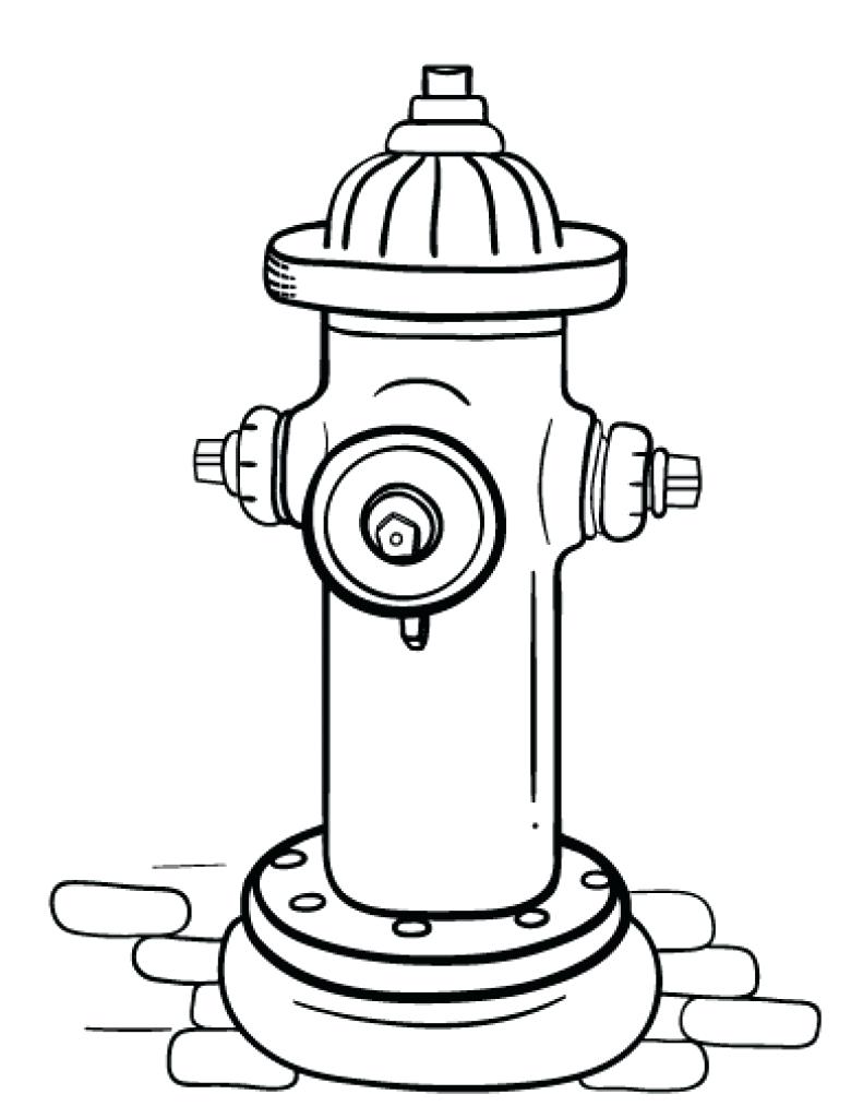 791x1024 Fire Hydrant Coloring Page Extinguisher How To Use Safety Pages