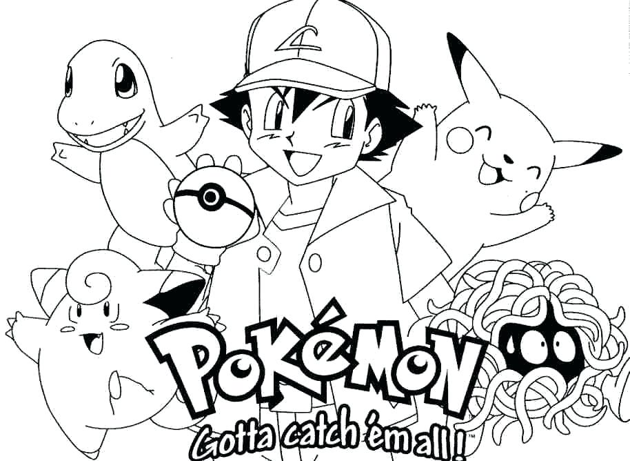 914x668 Pokemon Coloring Book Coloring Pokemon Coloring Pages Free