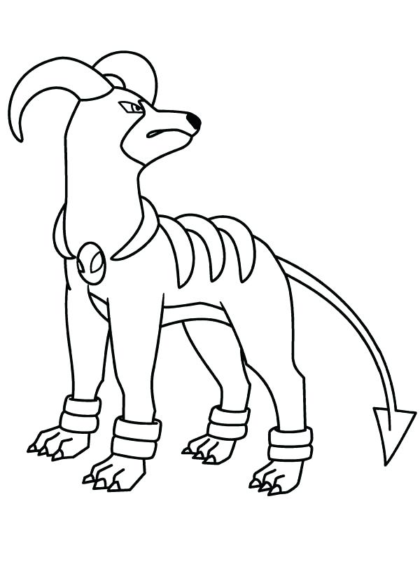 600x809 Pokemon Coloring Pages Fire Type Dog Type Coloring Pages Inspire