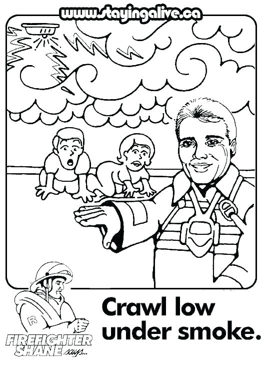 522x737 Fire Safety Coloring Pages Fire Prevention Printable Coloring