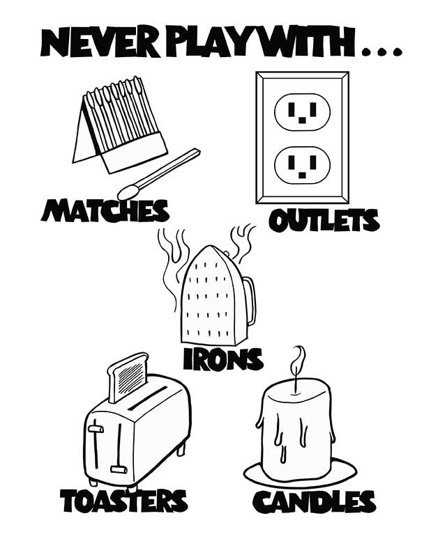 618x800 Fire Safety Coloring Pages Fire Safety Coloring Pages