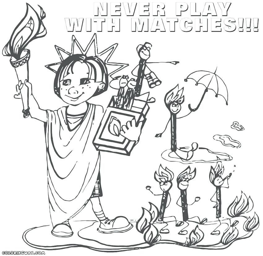 850x827 Fire Safety Week Coloring Pages