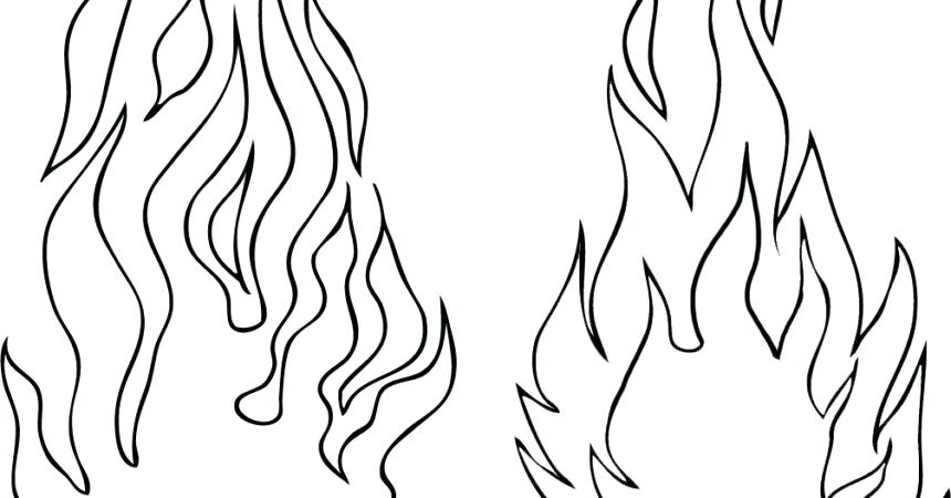860x450 Flame Coloring Page Fire Coloring Pages Fire Coloring Pages
