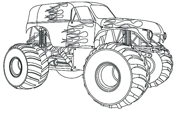 600x383 Truck Coloring Pages Car Transporter Big Cement Truck Coloring