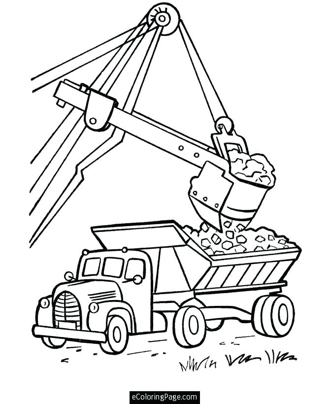 670x820 Truck Pictures To Color And Dump Truck Coloring Pages Coloring