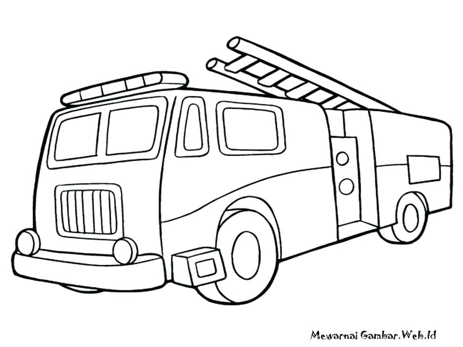 940x705 Fire Truck Printables For Preschoolers Ambulance Coloring Pages