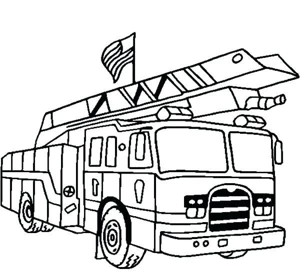 600x545 Coloring Page Truck Or Coloring Page Truck Fire Trucks Coloring