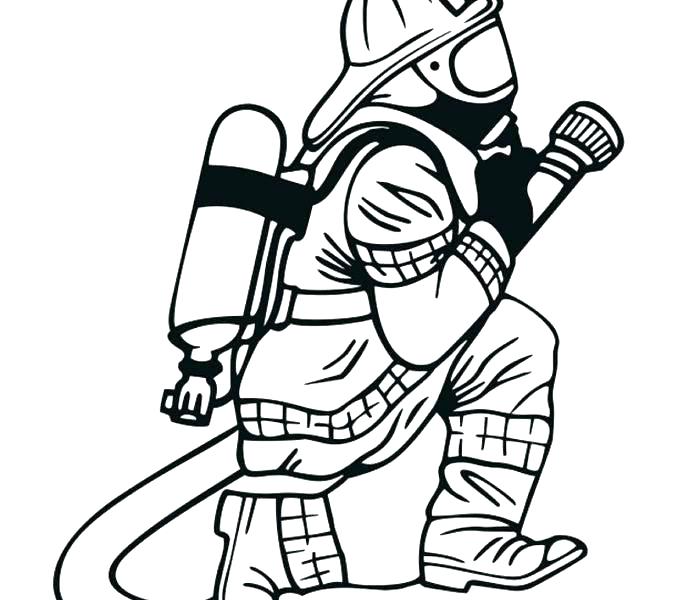 678x600 Fire Fighter Coloring Pages Firefighter Coloring Pages