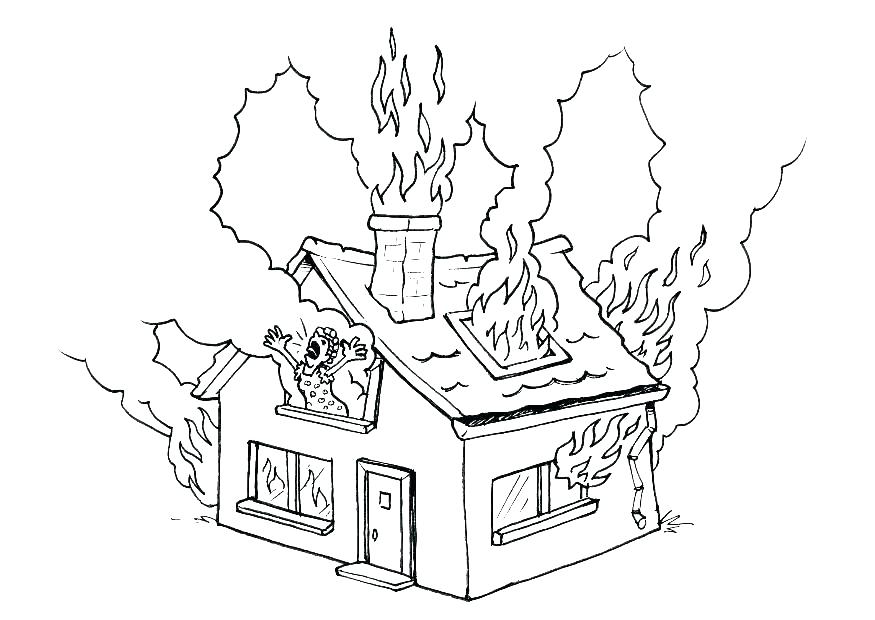 875x620 Firefighter Coloring Pages For Preschoolers Vanda