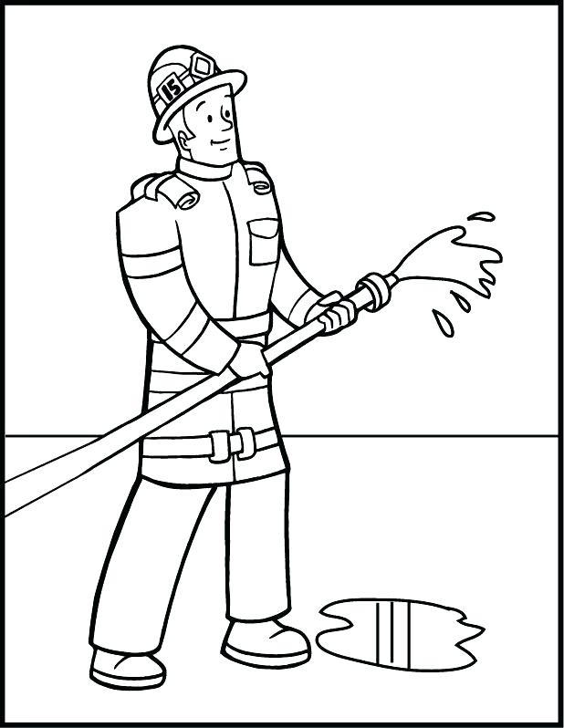 618x798 Fire Fighter Coloring Page Firefighter Firefighter Helmet Coloring