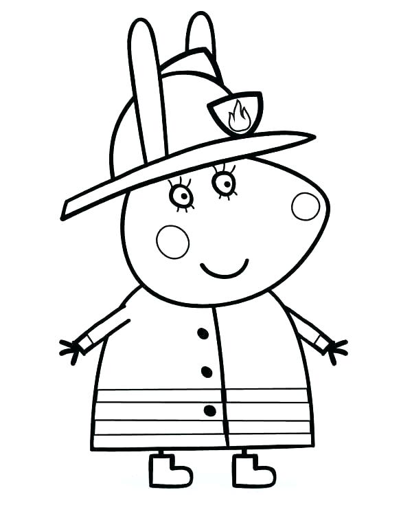 600x764 Firefighter Hat Coloring Page Firefighter Hat Coloring Page