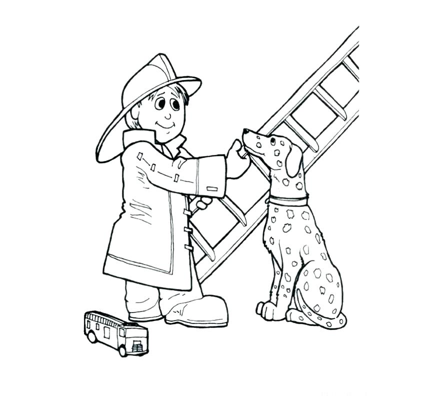 846x800 Firefighter Hat Coloring Page Hard Hat Coloring Page Within