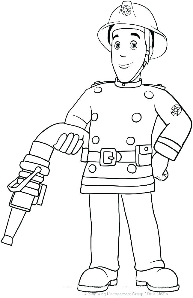 644x992 Fire Fighter Coloring Pages Fire Fighter Coloring Page Printable