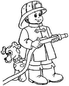 236x291 Firefighter Coloring Page Themes Firefighters Fire Safety