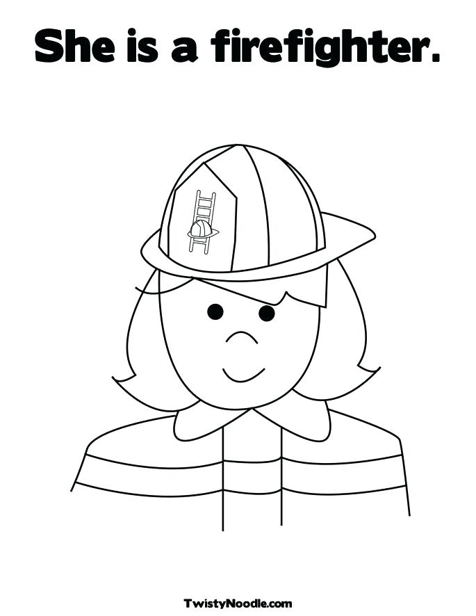 685x886 Firefighter Hat Coloring Page Fire Hat Coloring Page Firefighter