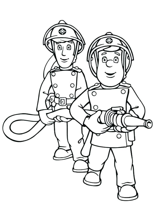 600x827 Fireman Sam Coloring Pages Beautiful Fireman Coloring Pages Print