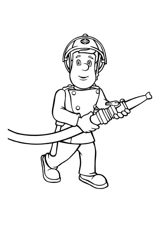 Fireman Sam Coloring Pages at GetDrawings | Free download