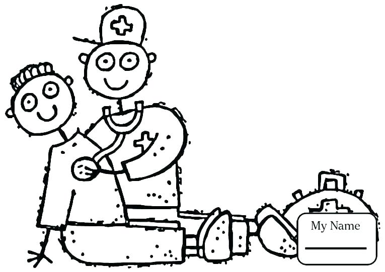 765x541 First Aid Coloring Pages For Kids