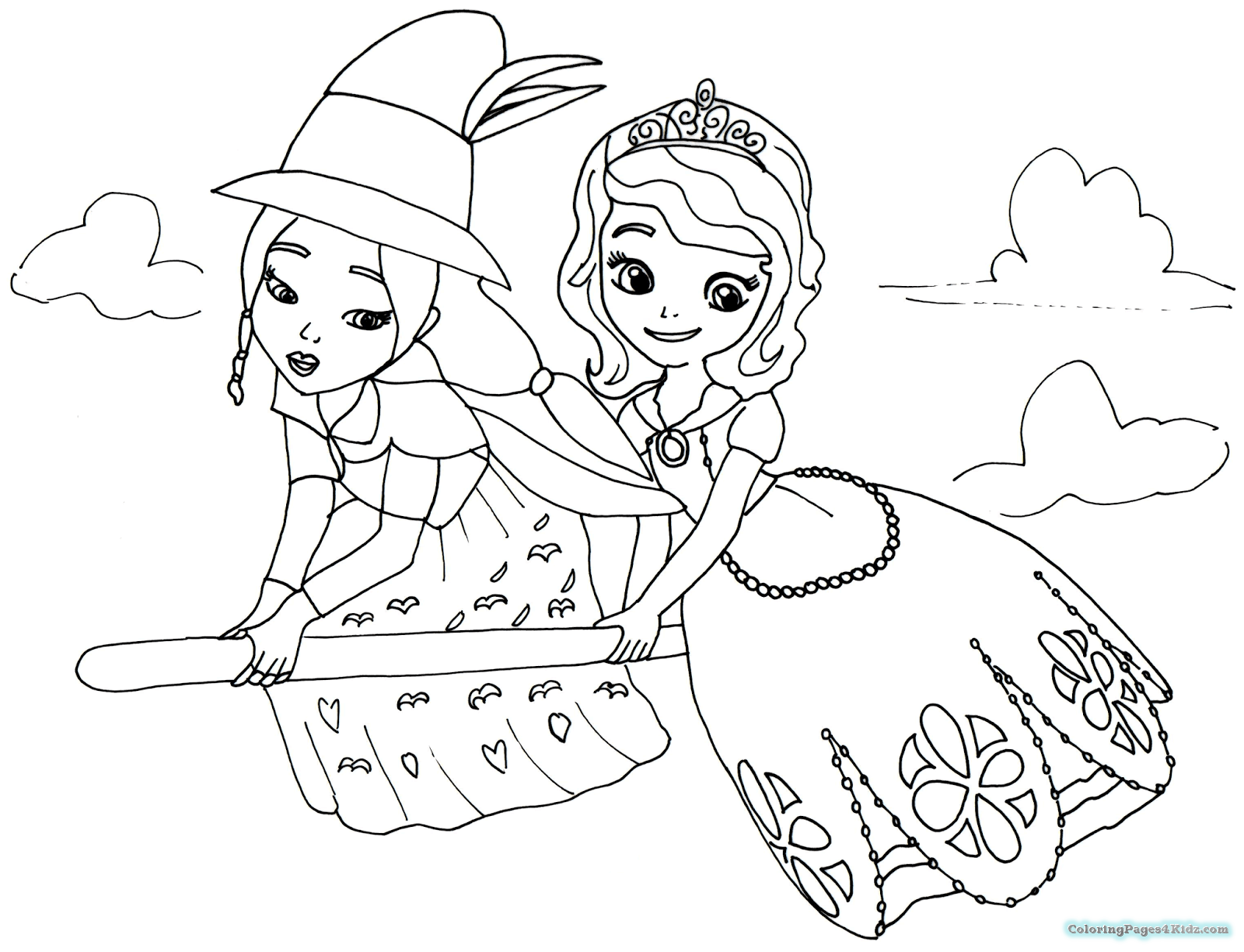 1600x1225 Sofia The First Birthday Coloring Pages Coloring Pages For Kids
