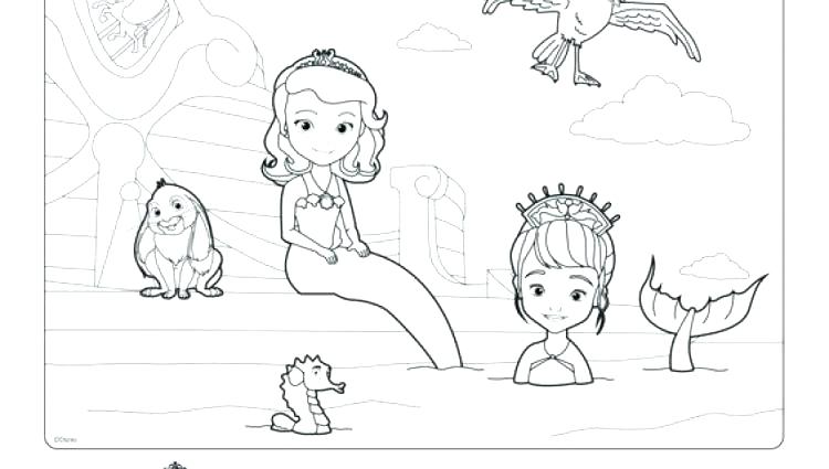 750x425 Sofia The First Coloring Pages Printable Princess Coloring Pages