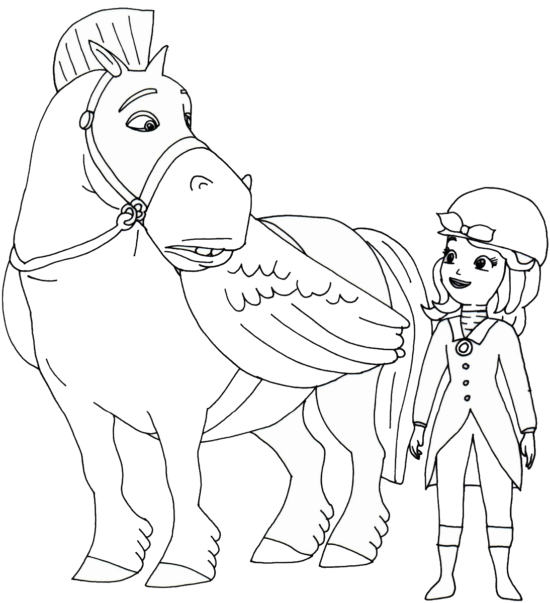 1094x1200 Sofia The First Coloring Pages