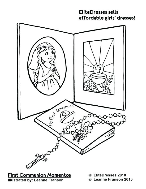 618x800 First Communion Coloring Pages Adult Communion Paper Items First