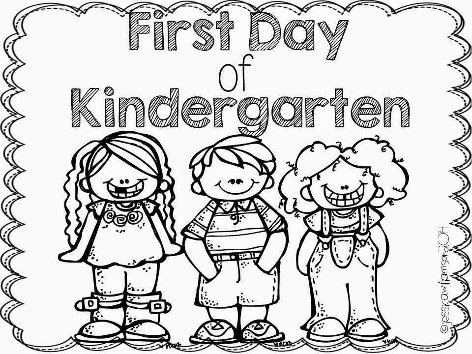 960x720 First Day School Kindergarten Coloring Pages