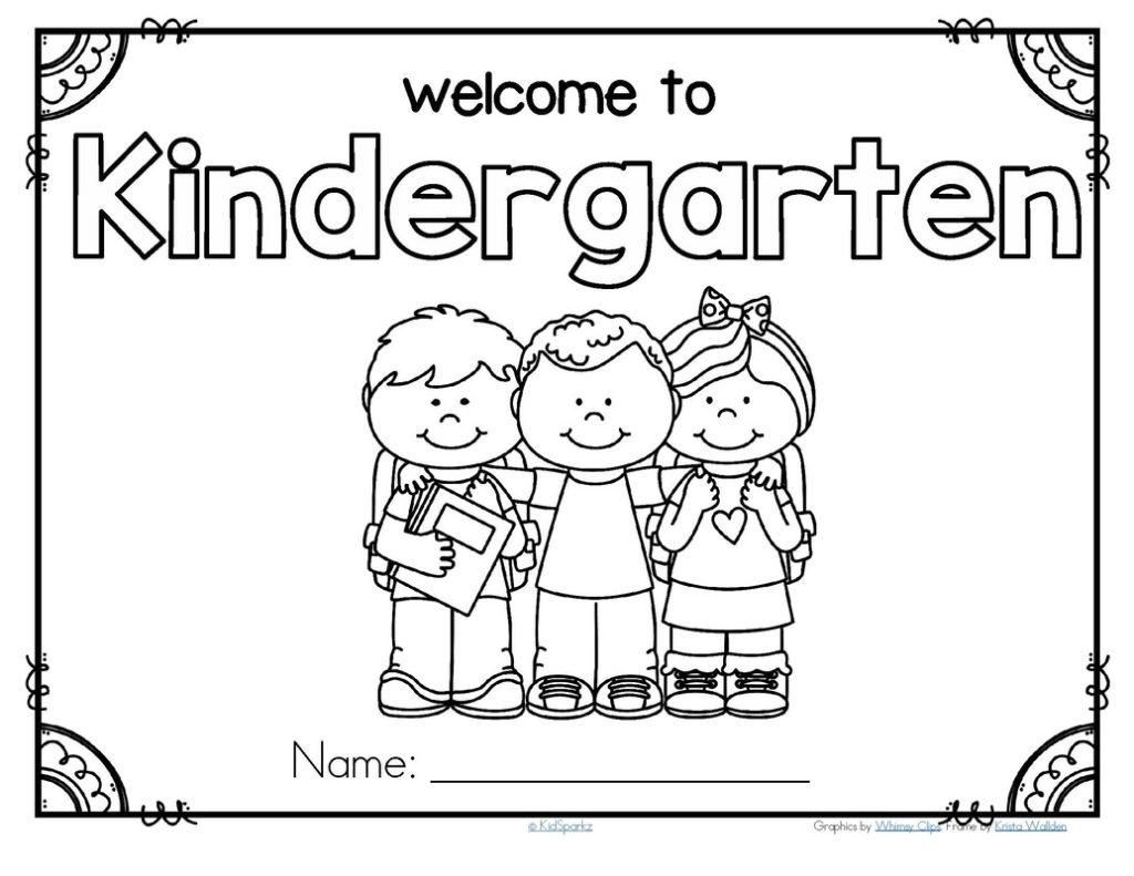 1024x791 Innovative First Day Of Kindergarten Coloring Page Cool Preschool