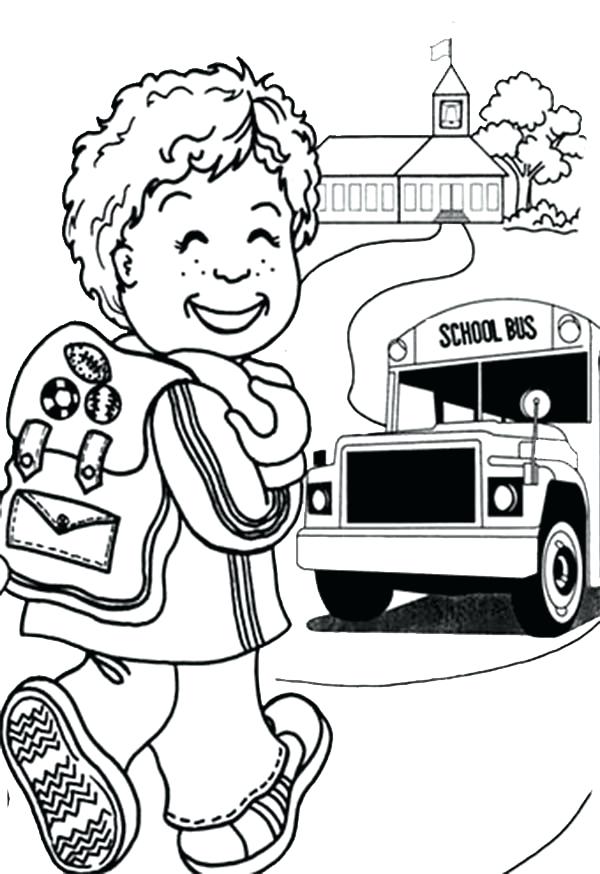600x874 Kids School Printable Wonderful Back To School Coloring Pages