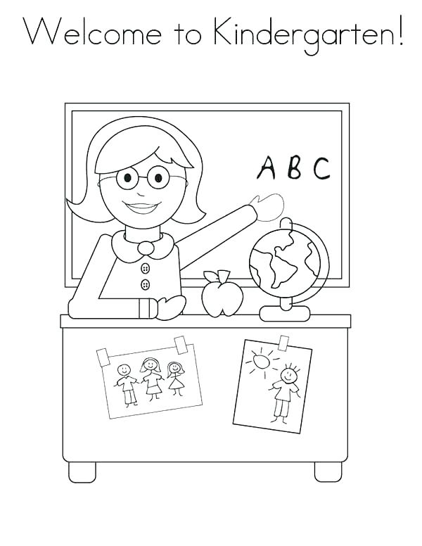 600x776 First Day Of School Printable Coloring Pages My First Day