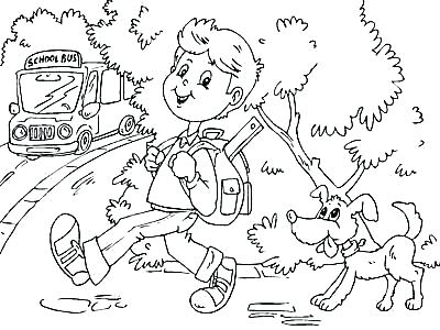 400x300 Back To School Coloring Pages For Preschool Welcome Theme