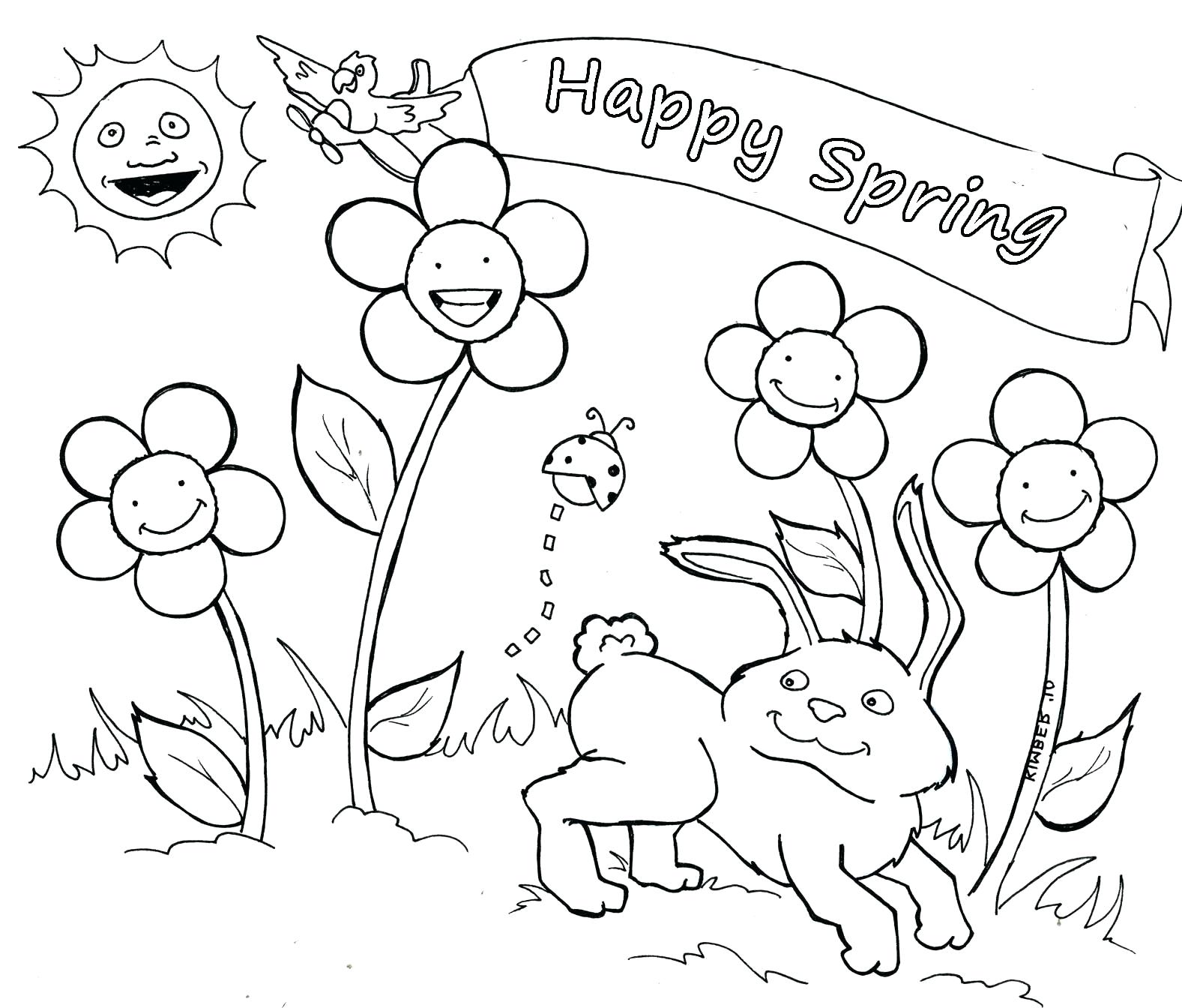 1577x1344 Fresh Coloring Happy Spring Coloring Pages