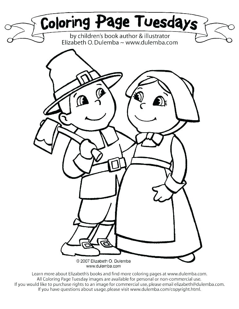 773x1000 Pilgrims Coloring Page Happy Thanksgiving Native And Pilgrims