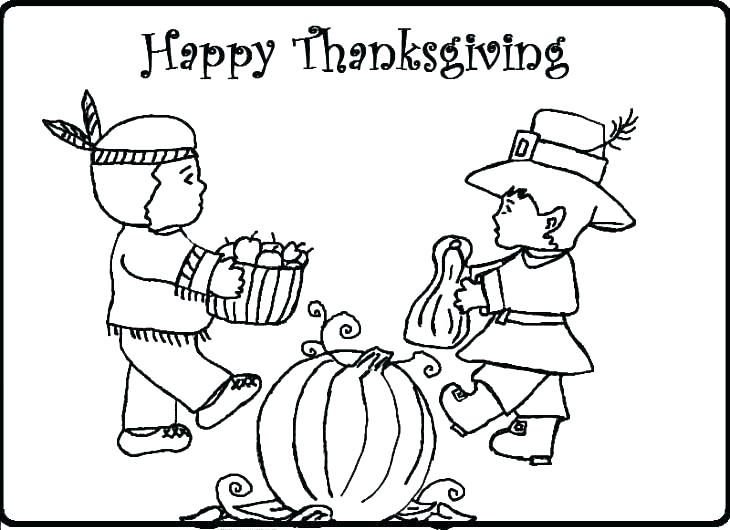 730x530 Free Printable Thanksgiving Coloring Pages For Preschoolers