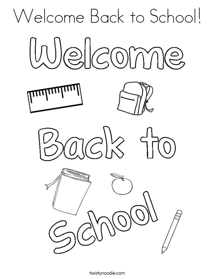 685x886 Welcome Back To School Coloring Pages Download