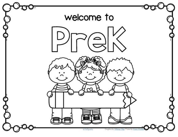 580x448 Welcome Back To School Coloring Pages Welcome To Kindergarten Back