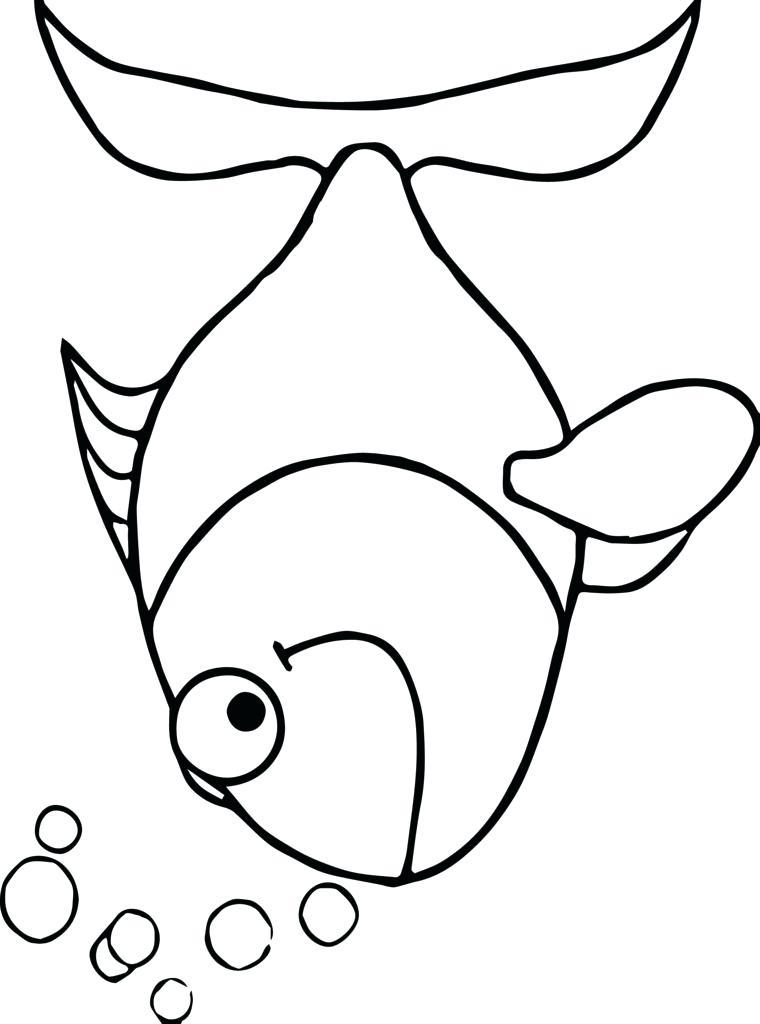 760x1024 Cartoon Fish Coloring Pages Free Printable Fish Coloring Pages