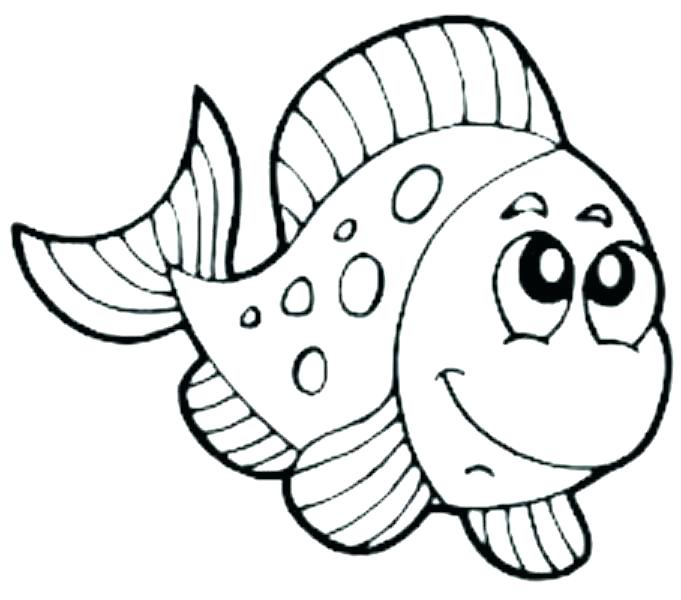 681x600 Clown Fish Coloring Page Printable Fish Coloring Pages Fish