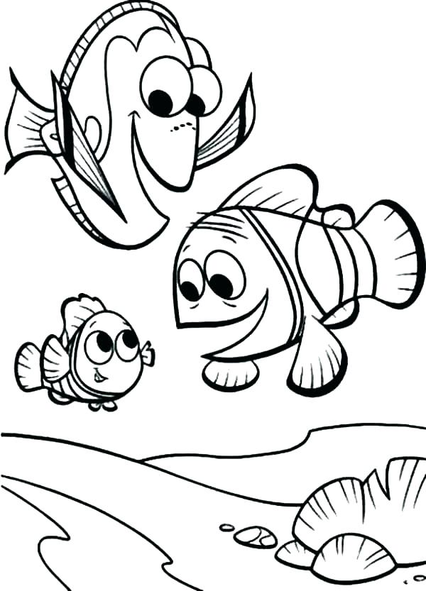 600x833 Fish Coloring Page Clown Fish Picture Of Clown Fish Coloring Pages