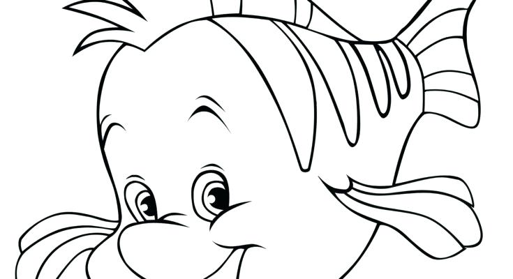 735x400 Beautiful Fish Coloring Pages For Preschoolers Pictures Global