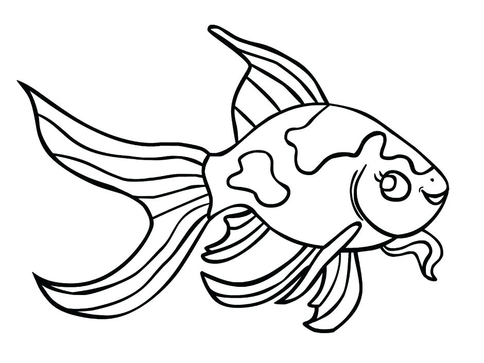 940x705 Coloring Page Of Fish Coloring Page Of A Fish Fish Coloring Pages