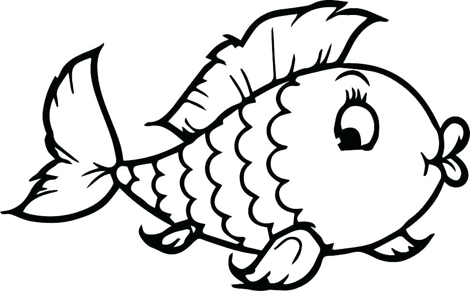 971x602 Fish Coloring Pages