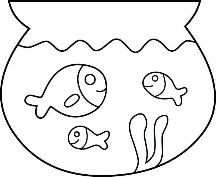 728x599 Fish Bowl Coloring Page With Wallpapers Fish Bowl Coloring Page