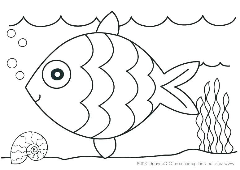 775x550 Fish Color Page Fish Color Page Ocean Fish Coloring Pages Fish