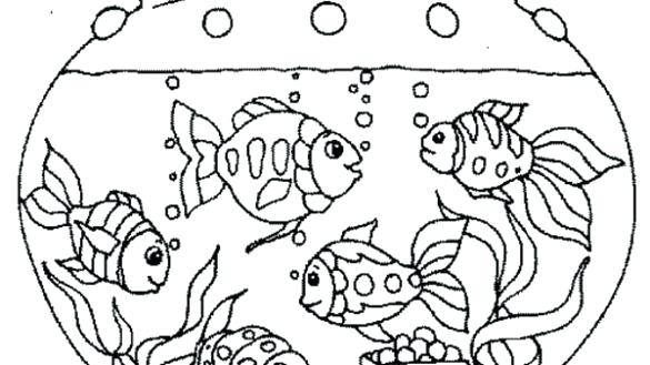 Fish Tank Coloring Page at GetDrawings | Free download