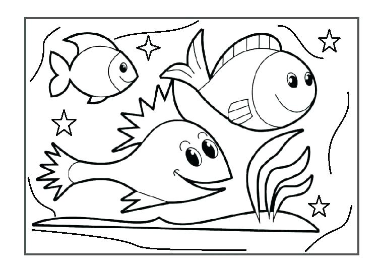 754x540 Nemo Fish Coloring Pages Fish Tank Coloring Page Tank Coloring