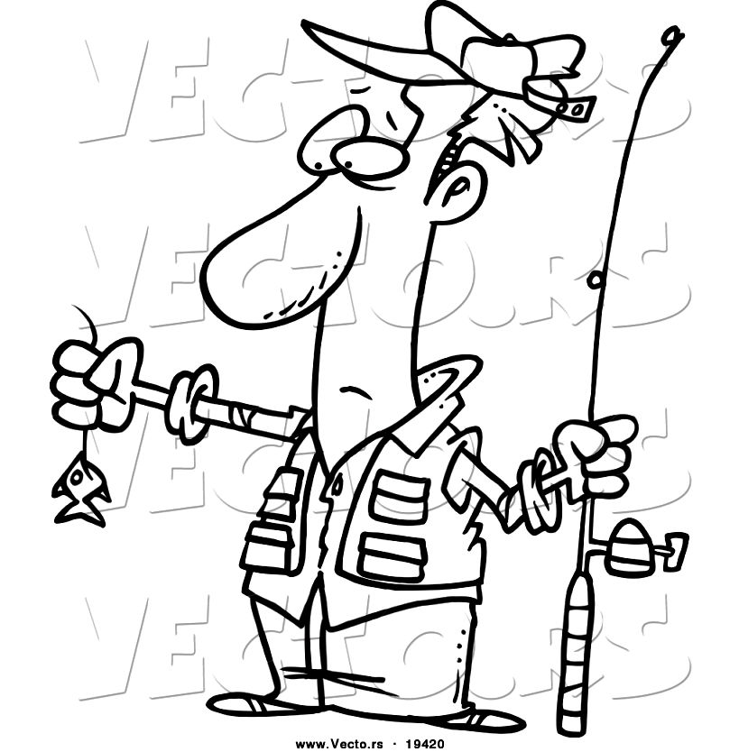 819x834 Fisherman Coloring Pages Coloring Pages Kids
