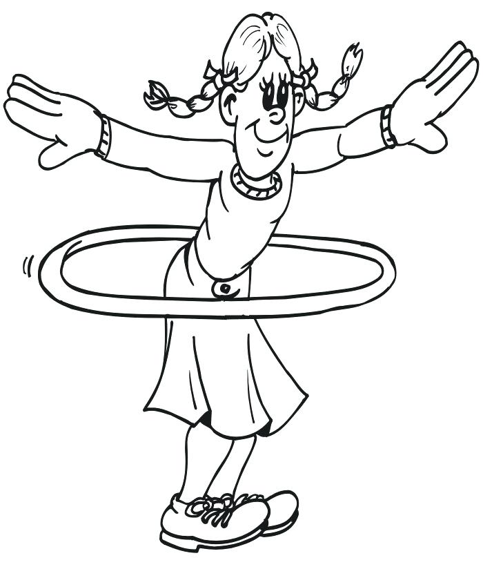 700x824 Fitness Coloring Pages Preschool Fitness Coloring Pages