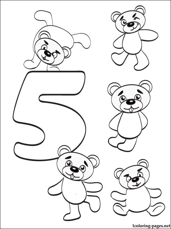 560x750 Number Printable Coloring Pages